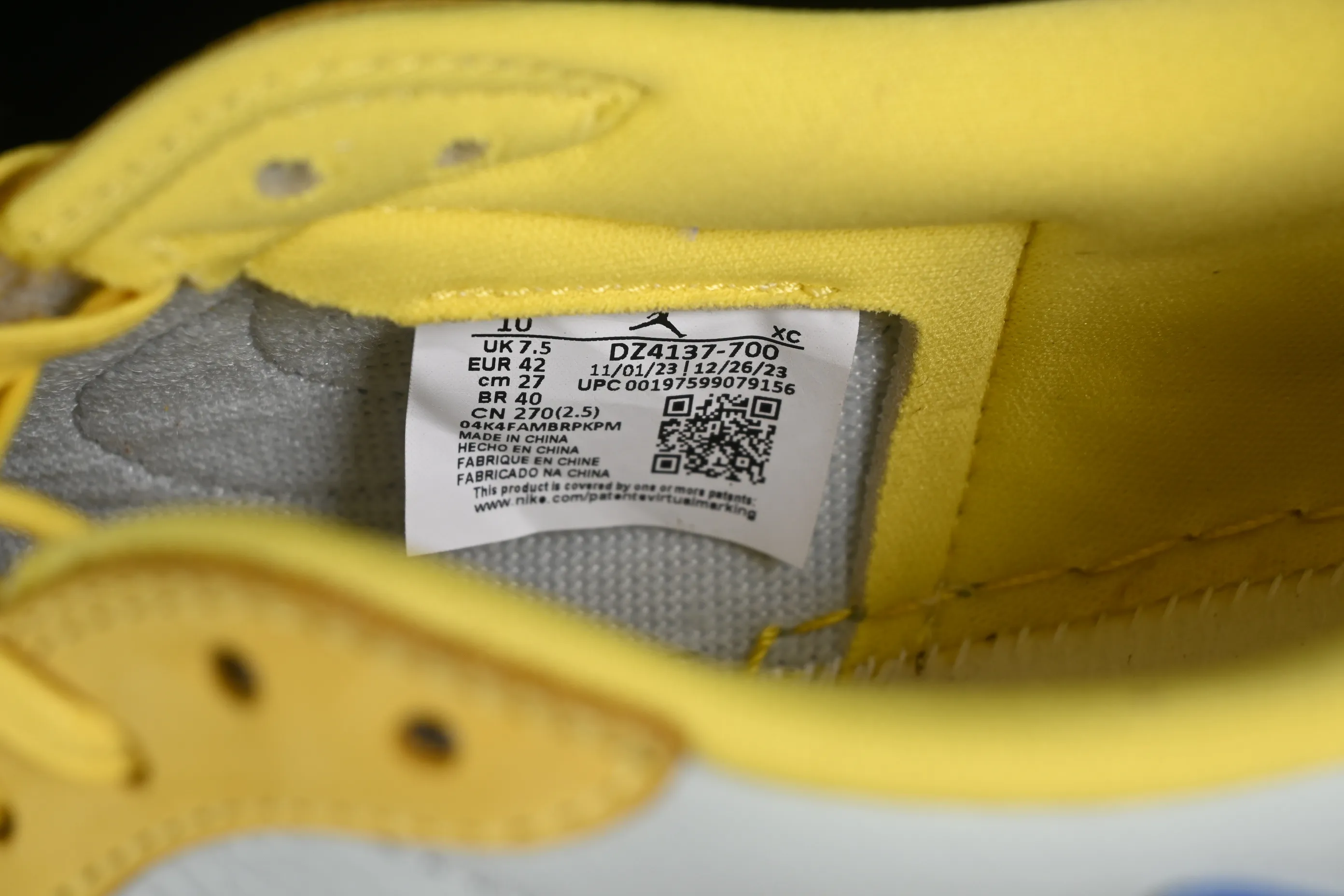 All categories Air Jordan Jordan series basketball shoes Air Jordan 1 Low foreign trade version Travis Scott x Air Jordan 1 Low OG AJ1 Joe 1 undercut low DZ4137-700